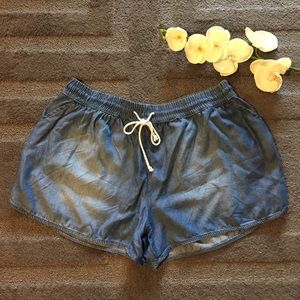Mossimo Chambray Shorts - Size XXL